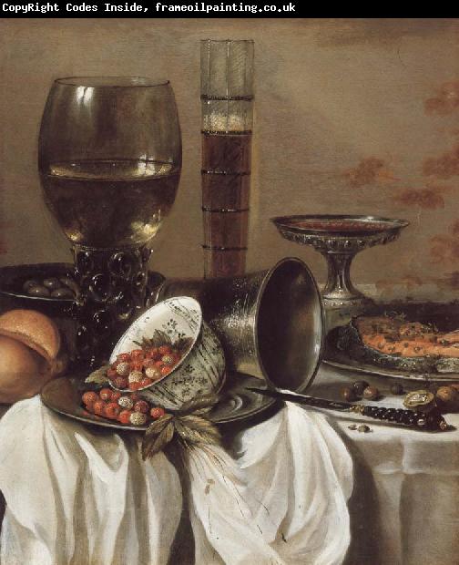 Pieter Claesz Still Life with Drinking Vessels